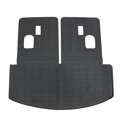 TPE Cargo Trunk Liner & Backrest Mat Floor Mat 3D Black Fits 2014-2020 Acura MDX