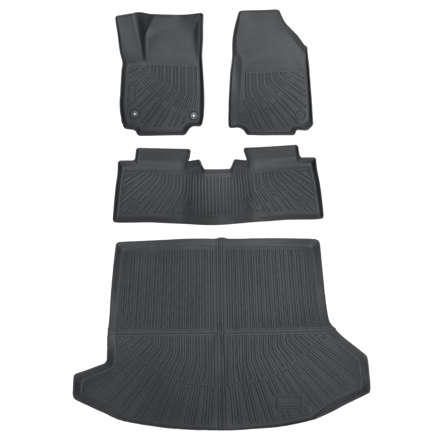 TPE Floor Mats Liners+Trunk Cargo Liner For 2025-2026 Chevrolet Equinox Weather