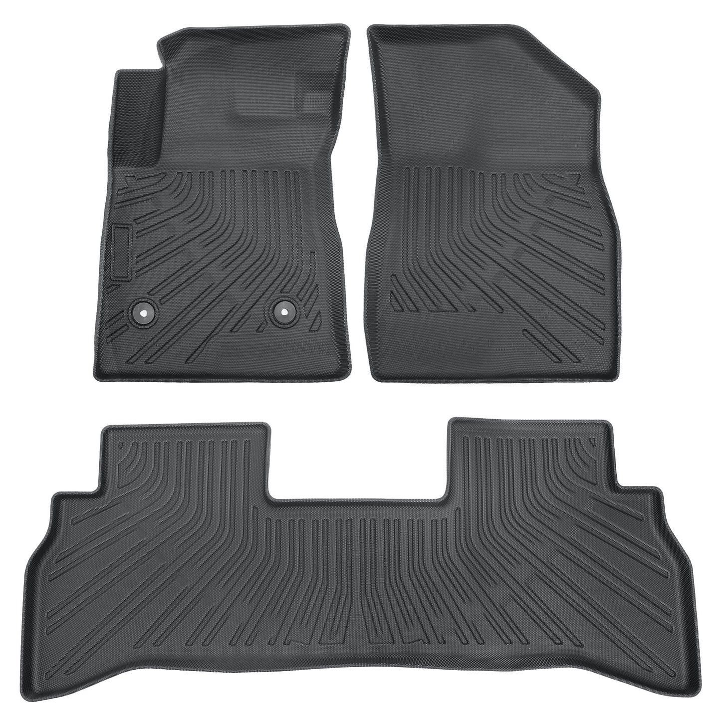 Fits 2021 Chevrolet Trailblazer FWD TPE 1st & 2nd Row Floor Mats Liner 4-Door