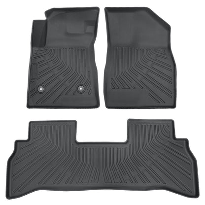 Fits 2021 Chevrolet Trailblazer FWD TPE 1st & 2nd Row Floor Mats Liner 4-Door