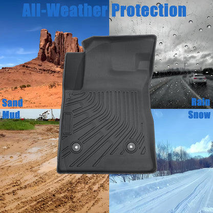 Fits 2021 Chevrolet Trailblazer FWD TPE 1st & 2nd Row Floor Mats Liner 4-Door