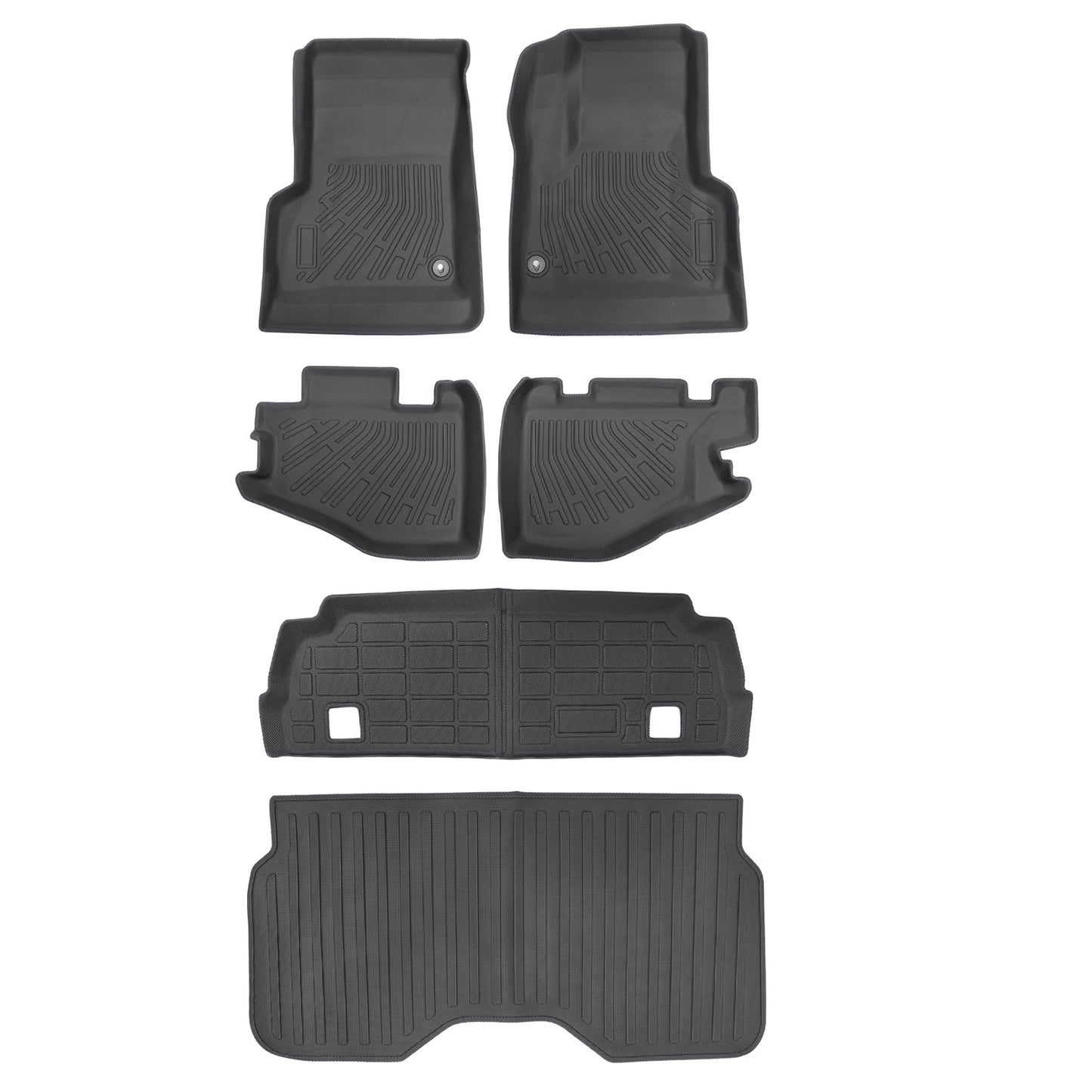 Floor Mats Trunk?Cargo Liners TPE For 1997-2006 Jeep Wrangler TJ NEW All Weather