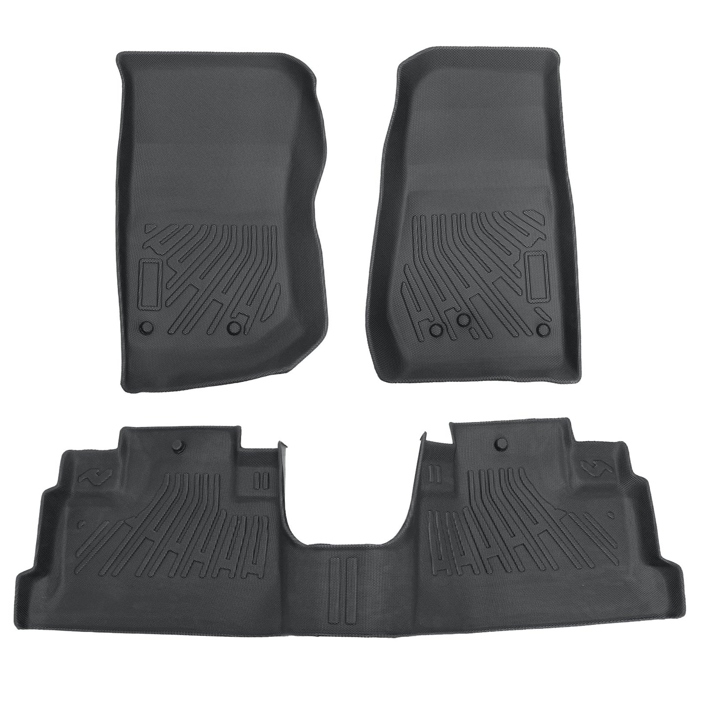 3D Floor Mats Liner For 2014-2018 Jeep Wrangler Unlimited 4-Door All Weather TPE
