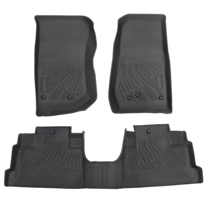 3D Floor Mats Liner For 2014-2018 Jeep Wrangler Unlimited 4-Door All Weather TPE