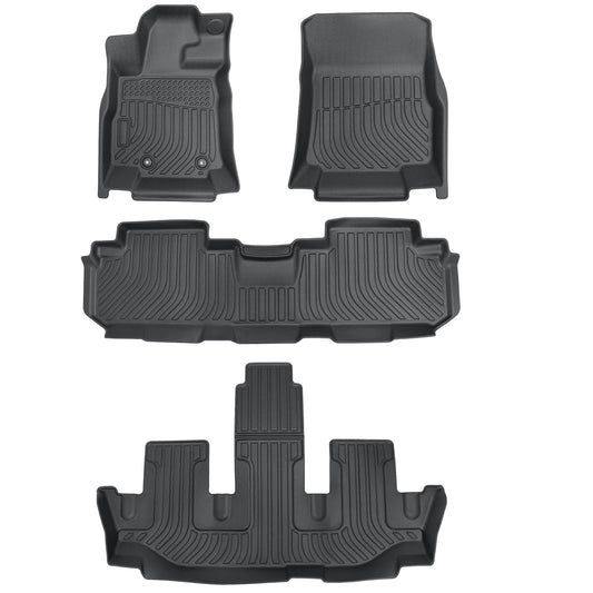 Floor Mats Liner TPE For 2019-2025 Subaru Ascent 8 Seats Bench Seat 3D Model NEW