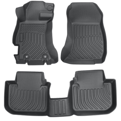 Floor Mats Liners TPE For 2013-2017 Subaru Crosstrek XV Crosstrek 12-16 Impreza