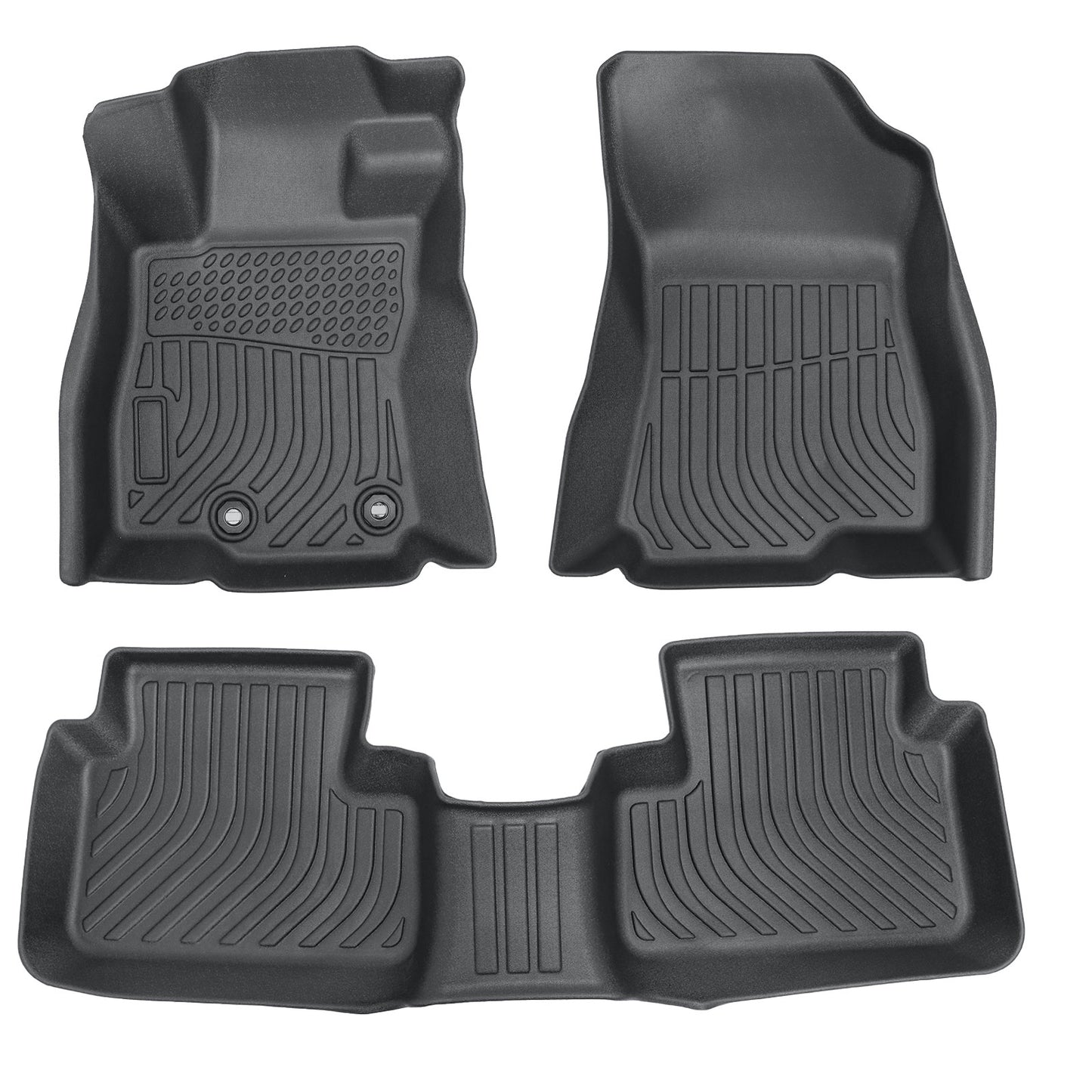 Floor Mats Liners TPE For 2025-2026 Subaru Forester 3D Model All-Weather Black
