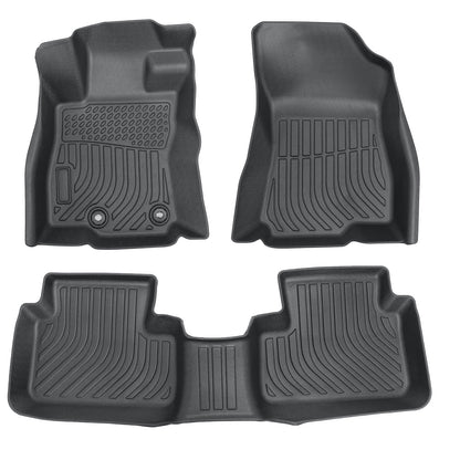 Floor Mats Liners TPE For 2025-2026 Subaru Forester 3D Model All-Weather Black