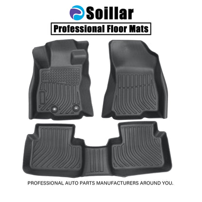 Floor Mats Liners TPE For 2025-2026 Subaru Forester 3D Model All-Weather Black