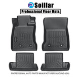 Floor Mats Liner For 2022-2024 Toyota GR86 Subaru BRZ 2-Door Front & Rear Black