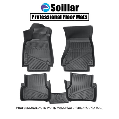 3D TPE Floor Mats Liners For 2012-2018 Audi A6 A7 Quattro RS7 S6 S7 All Weather