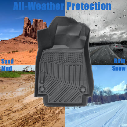 3D TPE Floor Mats Liners For 2012-2018 Audi A6 A7 Quattro RS7 S6 S7 All Weather