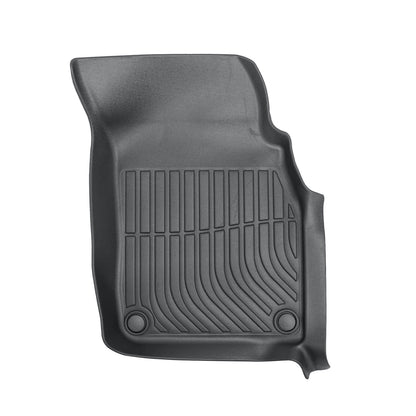 TPE Floor Mats Liner For 2017-2025 Audi Q7 / 2019-2024 Audi Q8 Front-Rear Black