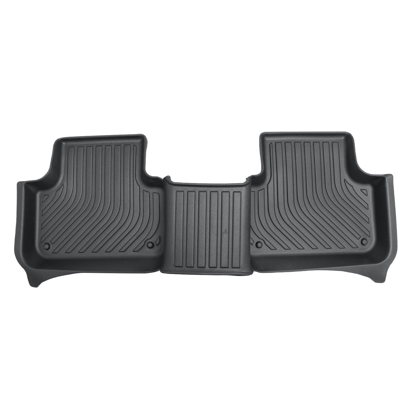 TPE Floor Mats Liner For 2017-2025 Audi Q7 / 2019-2024 Audi Q8 Front-Rear Black