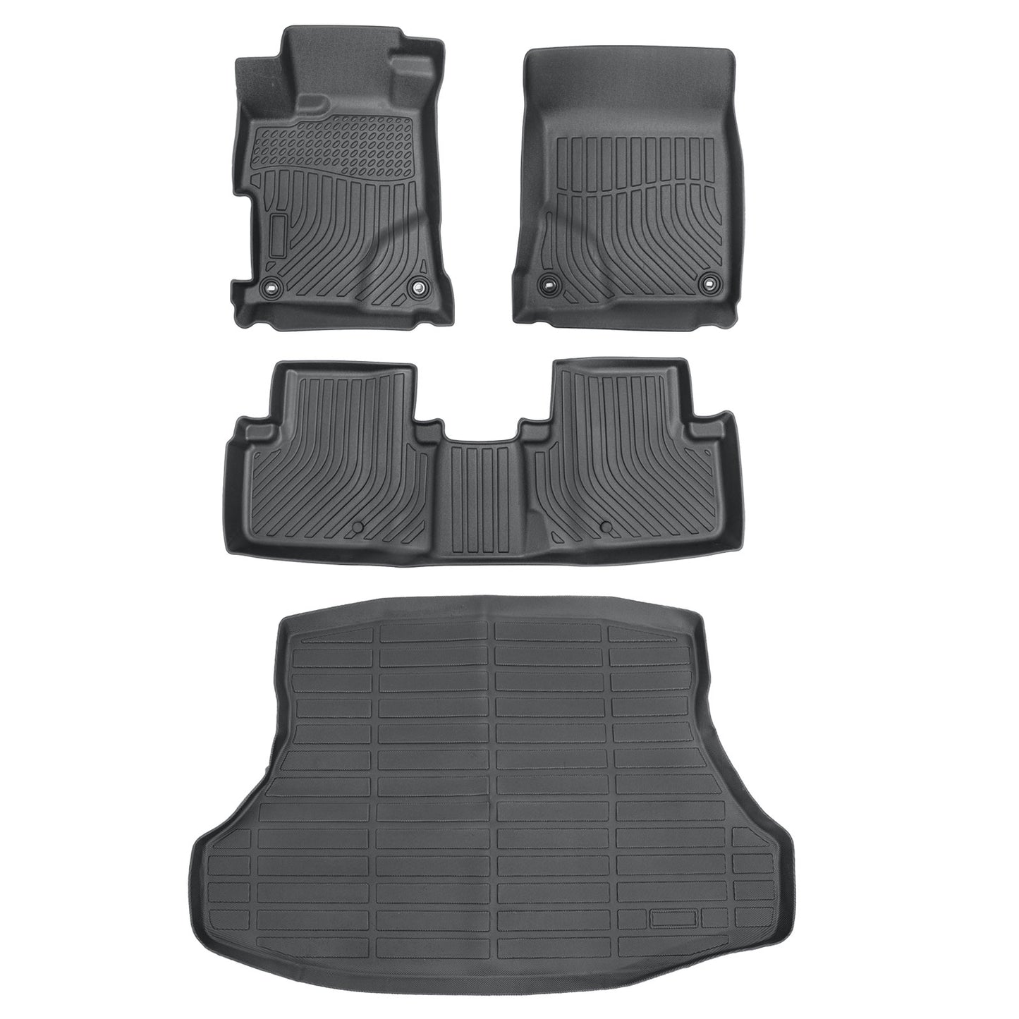 TPE 3D Floor Mats Liners & Trunk Cargo Liner For 2013-2022 Acura ILX All Weather