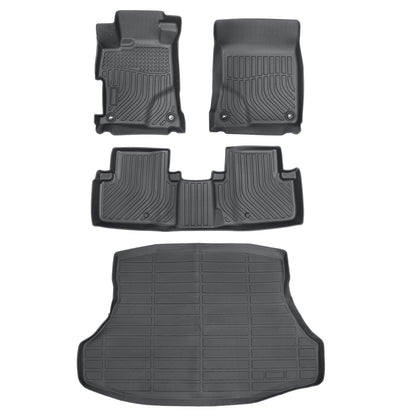 TPE 3D Floor Mats Liners & Trunk Cargo Liner For 2013-2022 Acura ILX All Weather