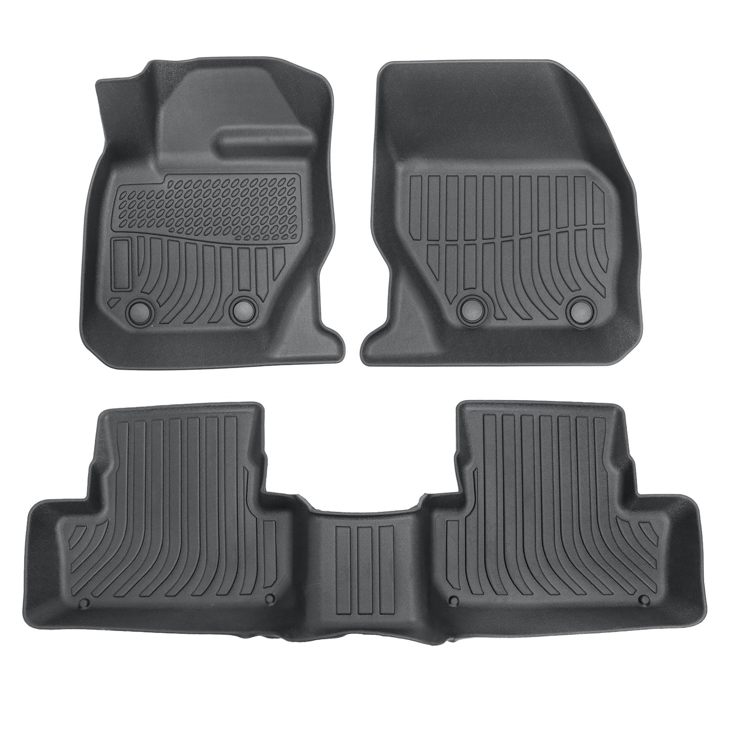TPE All-Weather Floor Mats Liner 3D Model Front & Rear For 2010-2017 Volvo XC60