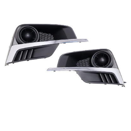 Fit For 15-16 Subaru Impreza Front Bumper Fog Light Cover Right+Left Pair Set