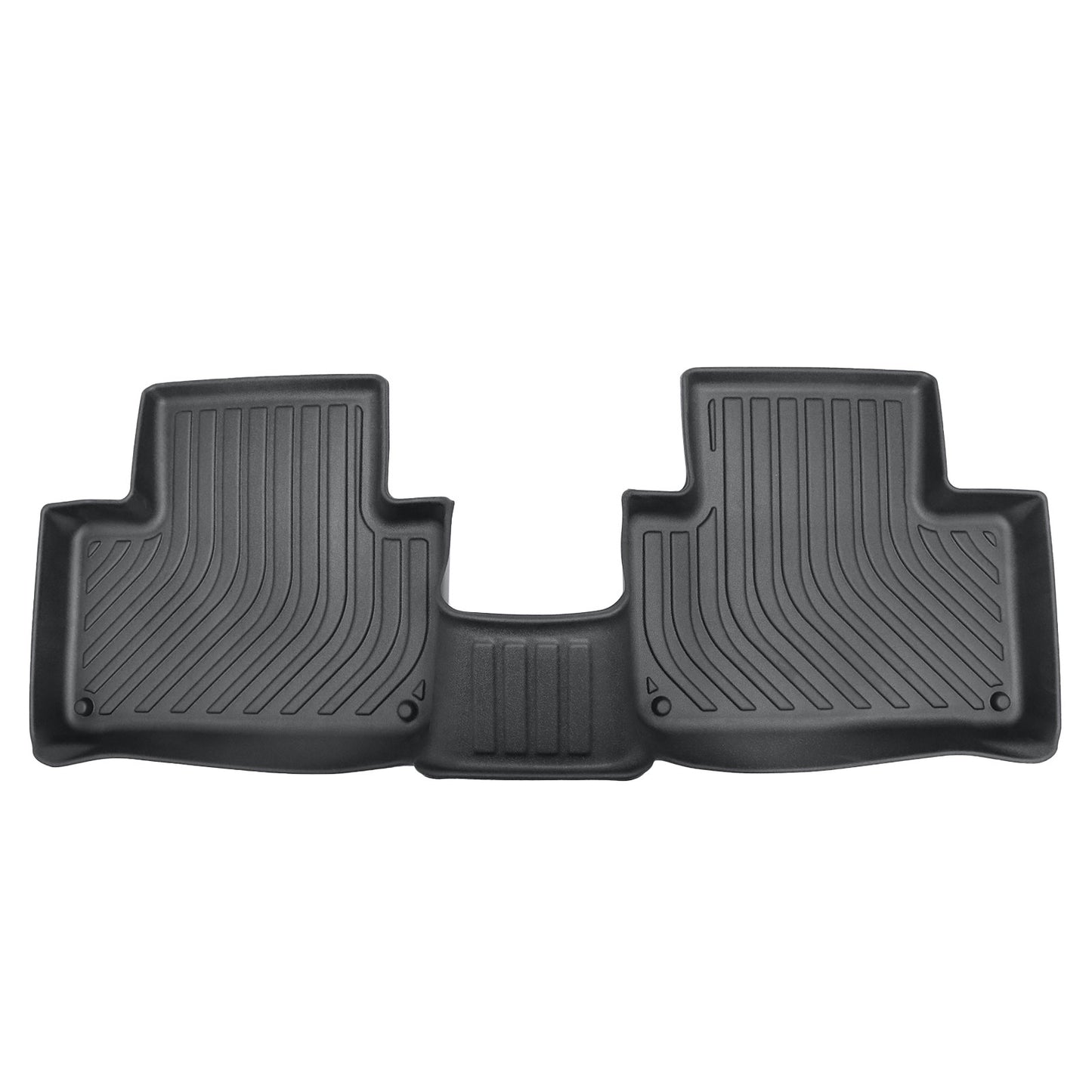 Floor Mats Liners TPE For 2016-2025 Volvo XC90 PHEV 7 Seats 3D All-Weather Black