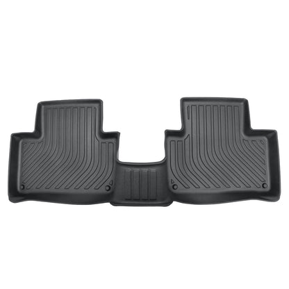 Floor Mats Liners TPE For 2016-2025 Volvo XC90 PHEV 7 Seats 3D All-Weather Black