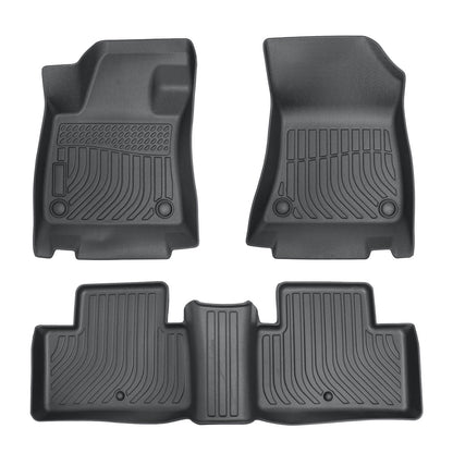 Floor Mats Liners TPE For 2022-2025 Infiniti QX55/19-20 Infiniti QX50 3D Black