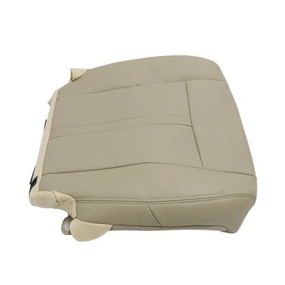 2015-2017 For Lincoln Navigator Driver Bottom Perforated Leather Seat Cover Tan