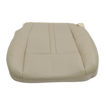 Driver Bottom Perforated Leather Seat Cover Tan For 2015-2017 Lincoln Navigator
