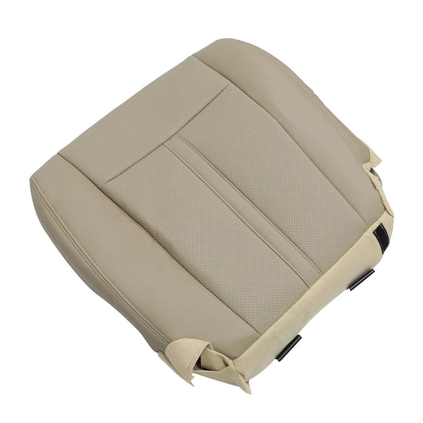 Driver Bottom Perforated Leather Seat Cover Tan For 2015-2017 Lincoln Navigator