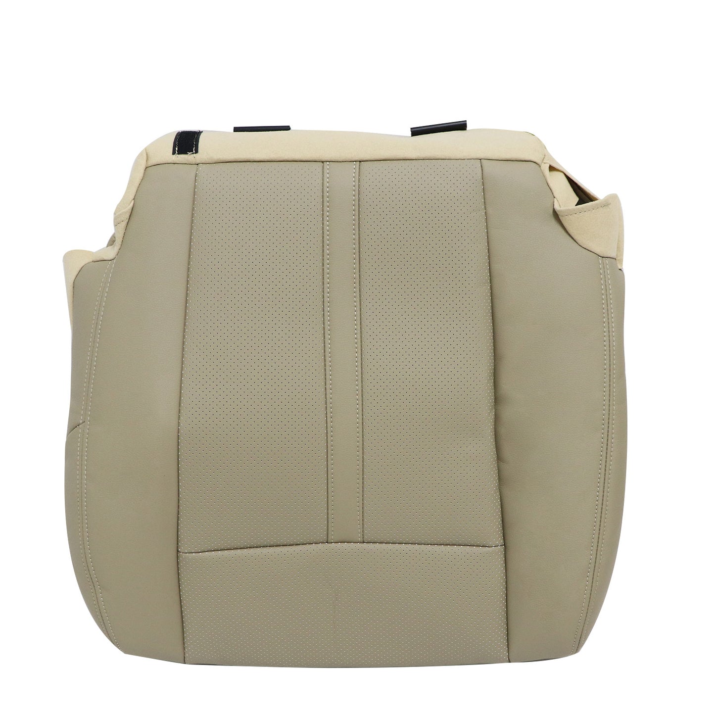 Driver Bottom Perforated Leather Seat Cover Tan For 2015-2017 Lincoln Navigator