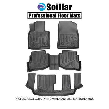 TPE Floor Mats For 2017 2018 2019 2020 2021 2022 Mazda CX-9 7 Seats Floor Liners
