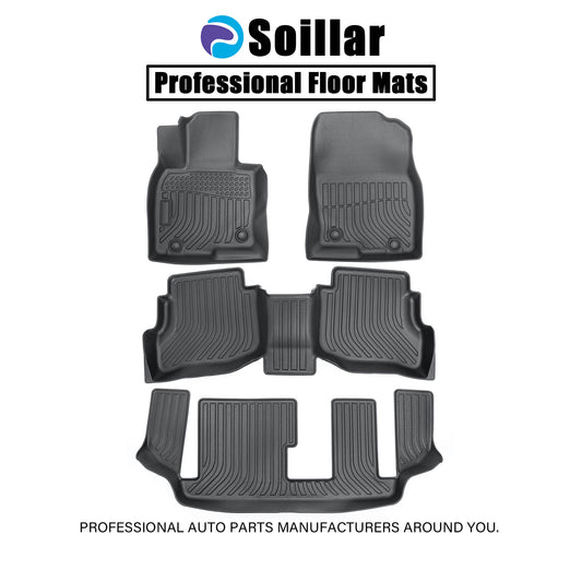 TPE Floor Mats For 2017 2018 2019 2020 2021 2022 Mazda CX-9 7 Seats Floor Liners