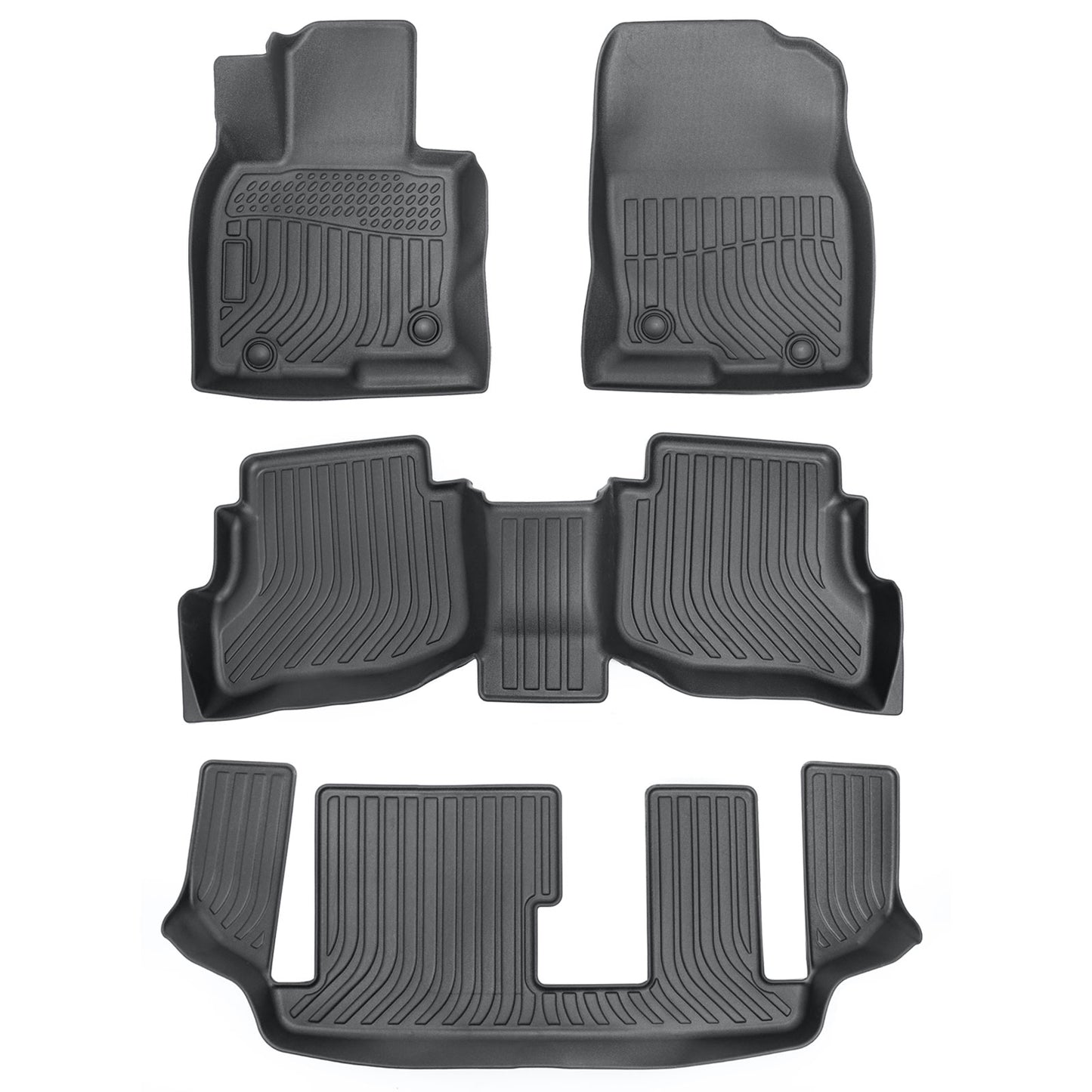 TPE Floor Mats For 2017 2018 2019 2020 2021 2022 Mazda CX-9 7 Seats Floor Liners