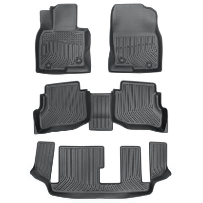 TPE Floor Mats For 2017 2018 2019 2020 2021 2022 Mazda CX-9 7 Seats Floor Liners