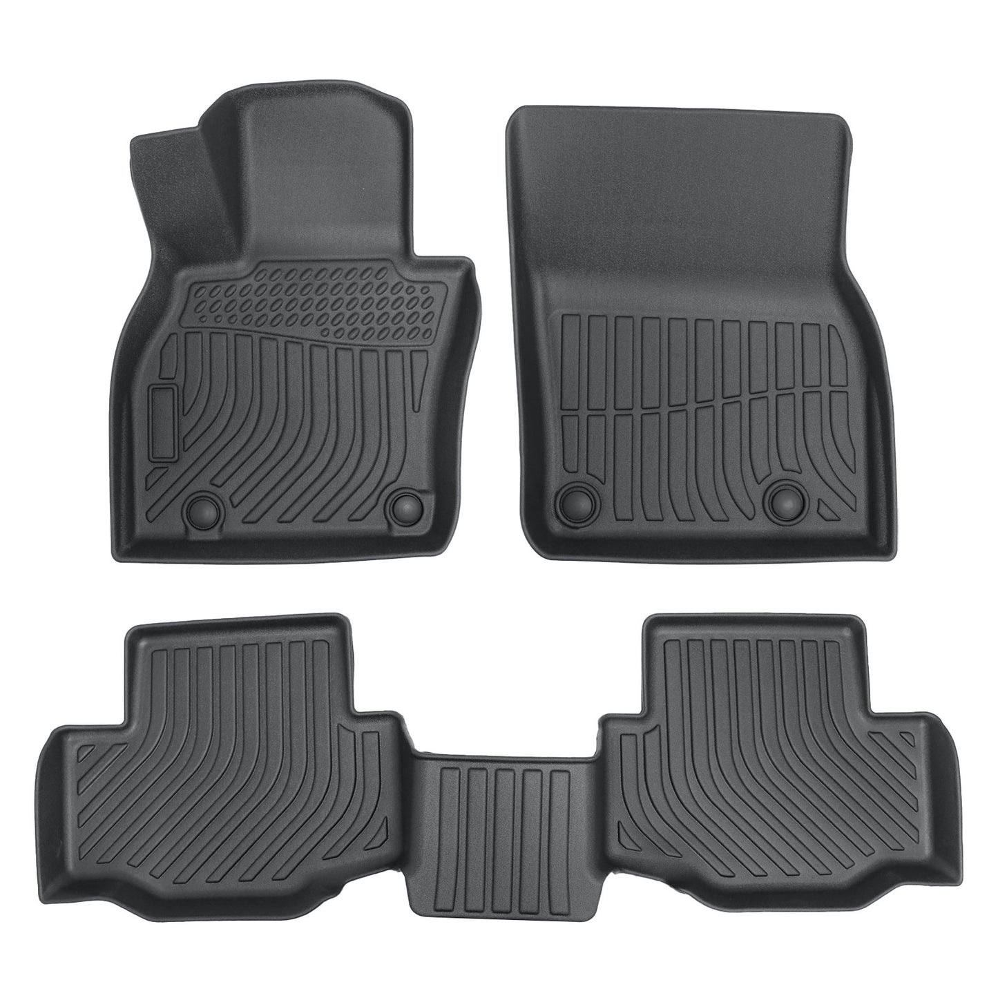 TPE Floor Mats Liner For 2025-2026 Mazda CX-70 CX-90 1st & 2nd Row Anti-Slip New