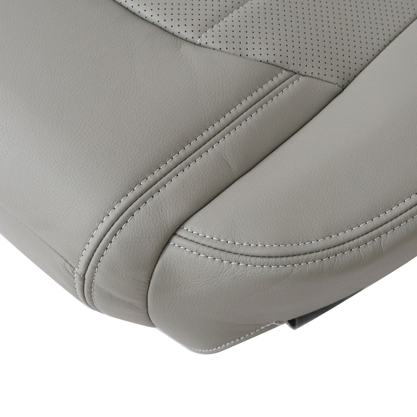 Fit For 2008-2012 Buick Enclave 4-Door Driver Lower Leather Seat Cover Gray New