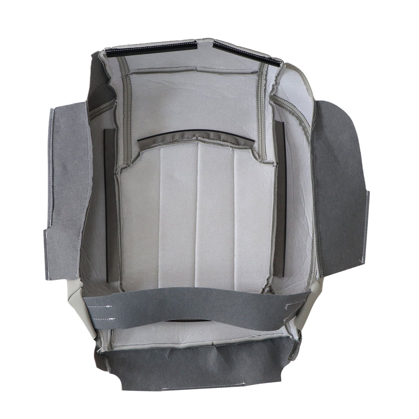 Fit For 2008-2012 Buick Enclave 4-Door Driver Lower Leather Seat Cover Gray New