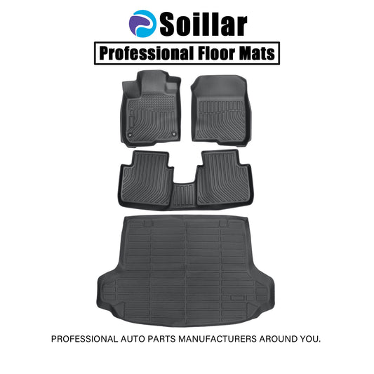 TPE Floor Mats Liners & Trunk Cargo Liner For 2023-2025 Honda HR-V 5-Passengers