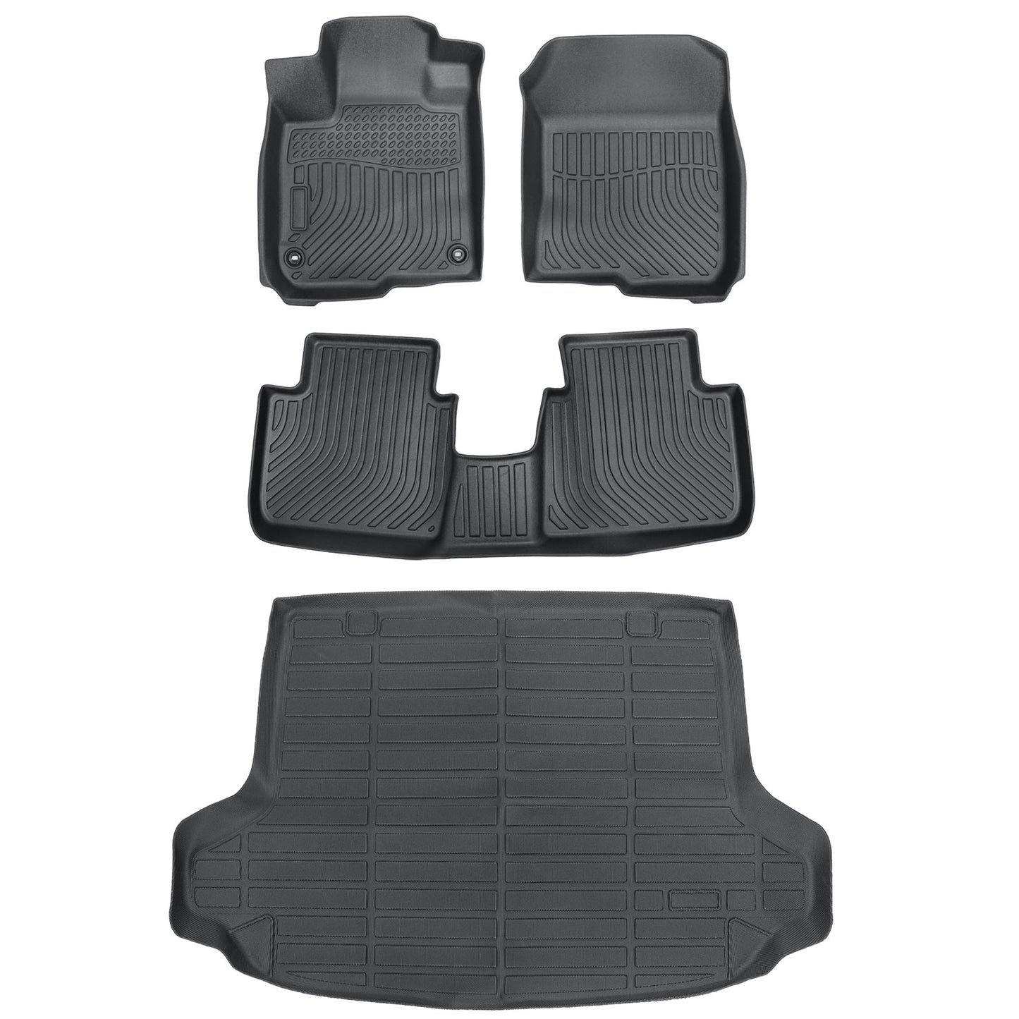 TPE Floor Mats Liners & Trunk Cargo Liner For 2023-2025 Honda HR-V 5-Passengers