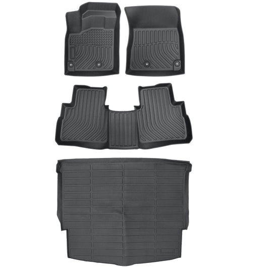TPE Floor Mats Liners+Trunk Cargo Liner For 2021-2025 Nissan Rogue All Weather