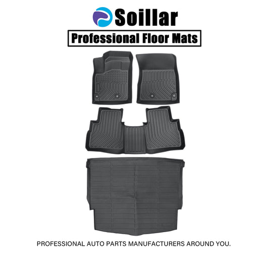 TPE Floor Mats Liners+Trunk Cargo Liner For 2021-2025 Nissan Rogue All Weather