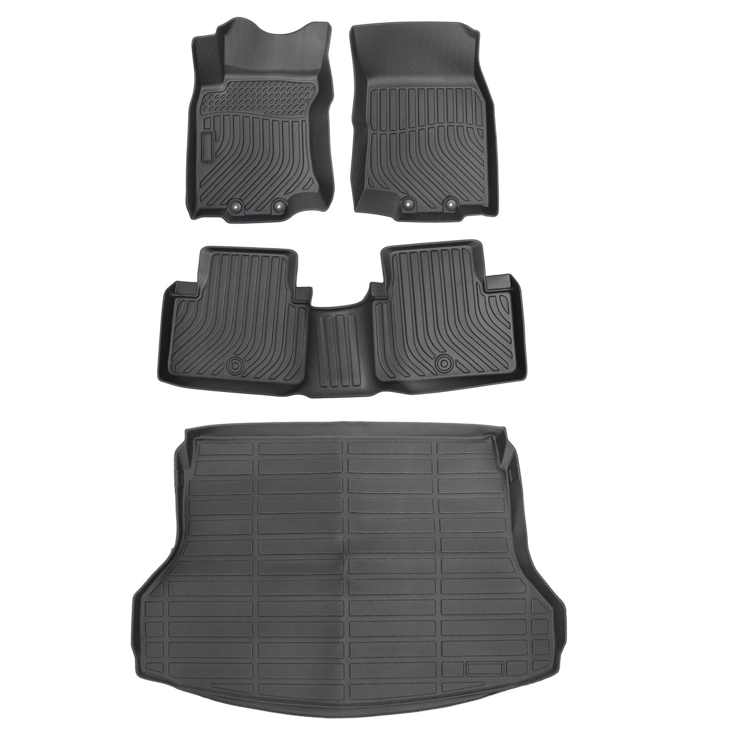TPE Floor Mats Liners+Trunk Cargo Liner For 2014-2020 Nissan Rogue All Weather