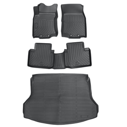 TPE Floor Mats Liners+Trunk Cargo Liner For 2014-2020 Nissan Rogue All Weather