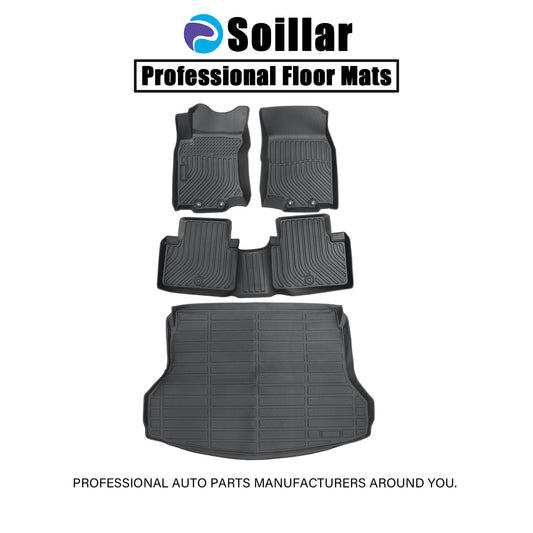 TPE Floor Mats Liners+Trunk Cargo Liner For 2014-2020 Nissan Rogue All Weather