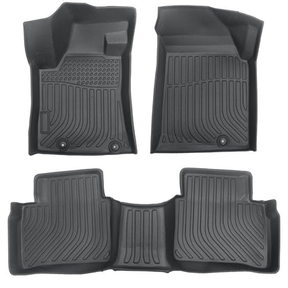Floor Mats Liner For 2013-2018 Nissan Altima 4-Door Front-Rear All Weather TPE