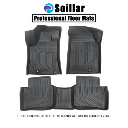 Floor Mats Liner For 2013-2018 Nissan Altima 4-Door Front-Rear All Weather TPE