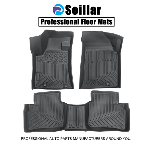 Floor Mats Liner For 2013-2018 Nissan Altima 4-Door Front-Rear All Weather TPE