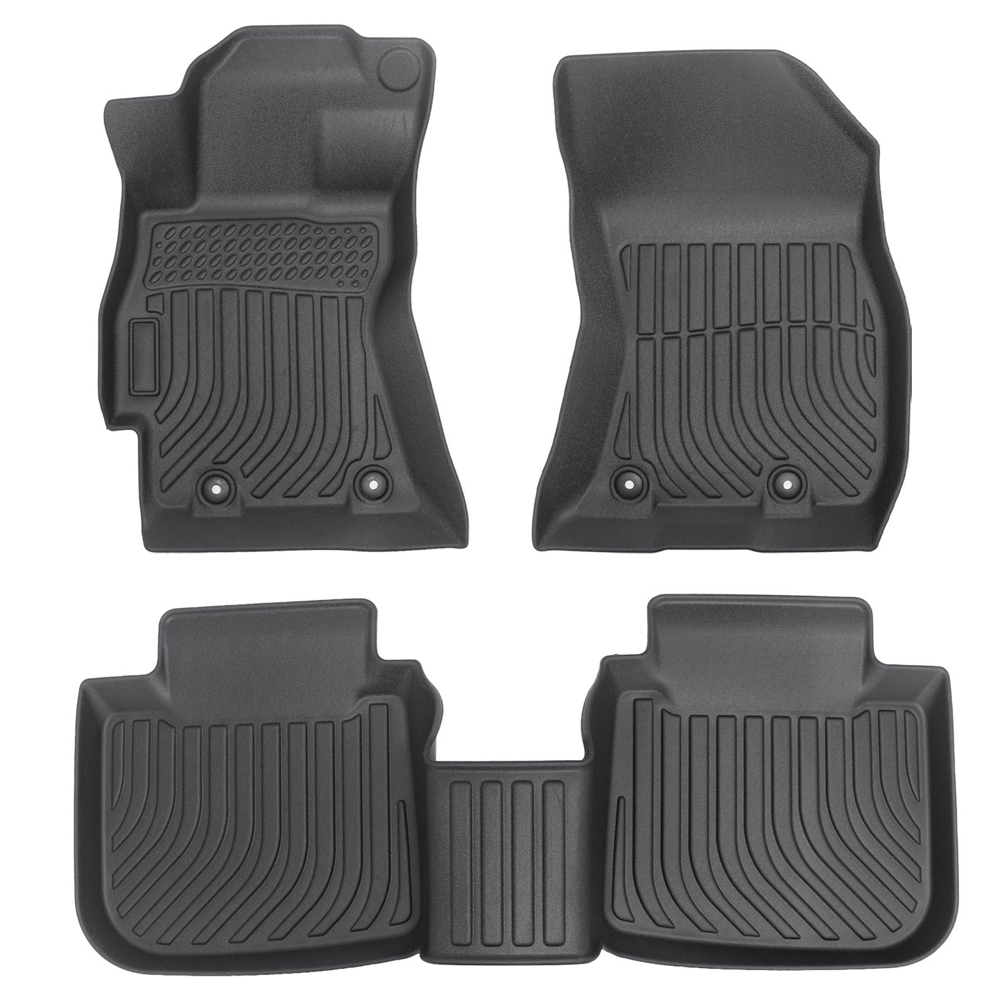 For 2015-2019 Subaru Legacy TPE 1st & 2nd Row Floor Mats Liner All Weather New