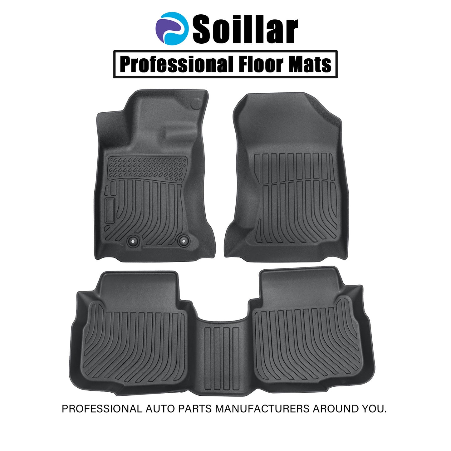 3D Floor Mats Liners Set For 2020 2021 2022 2023 Subaru Legacy / Outback TPE New
