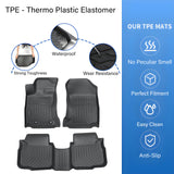 3D Floor Mats Liners Set For 2020 2021 2022 2023 Subaru Legacy / Outback TPE New