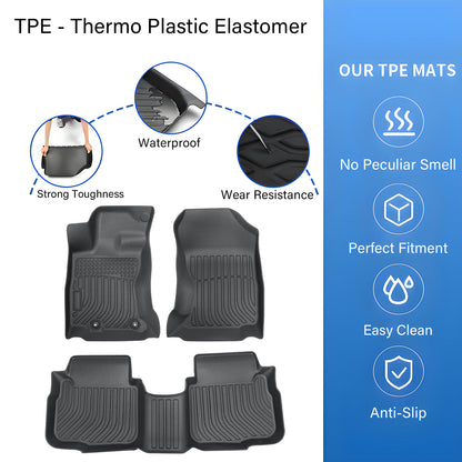 3D Floor Mats Liners Set For 2020 2021 2022 2023 Subaru Legacy / Outback TPE New